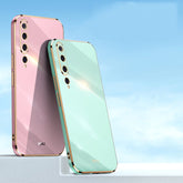 XINLI Straight Edge 6D Electroplate TPU Phone Case